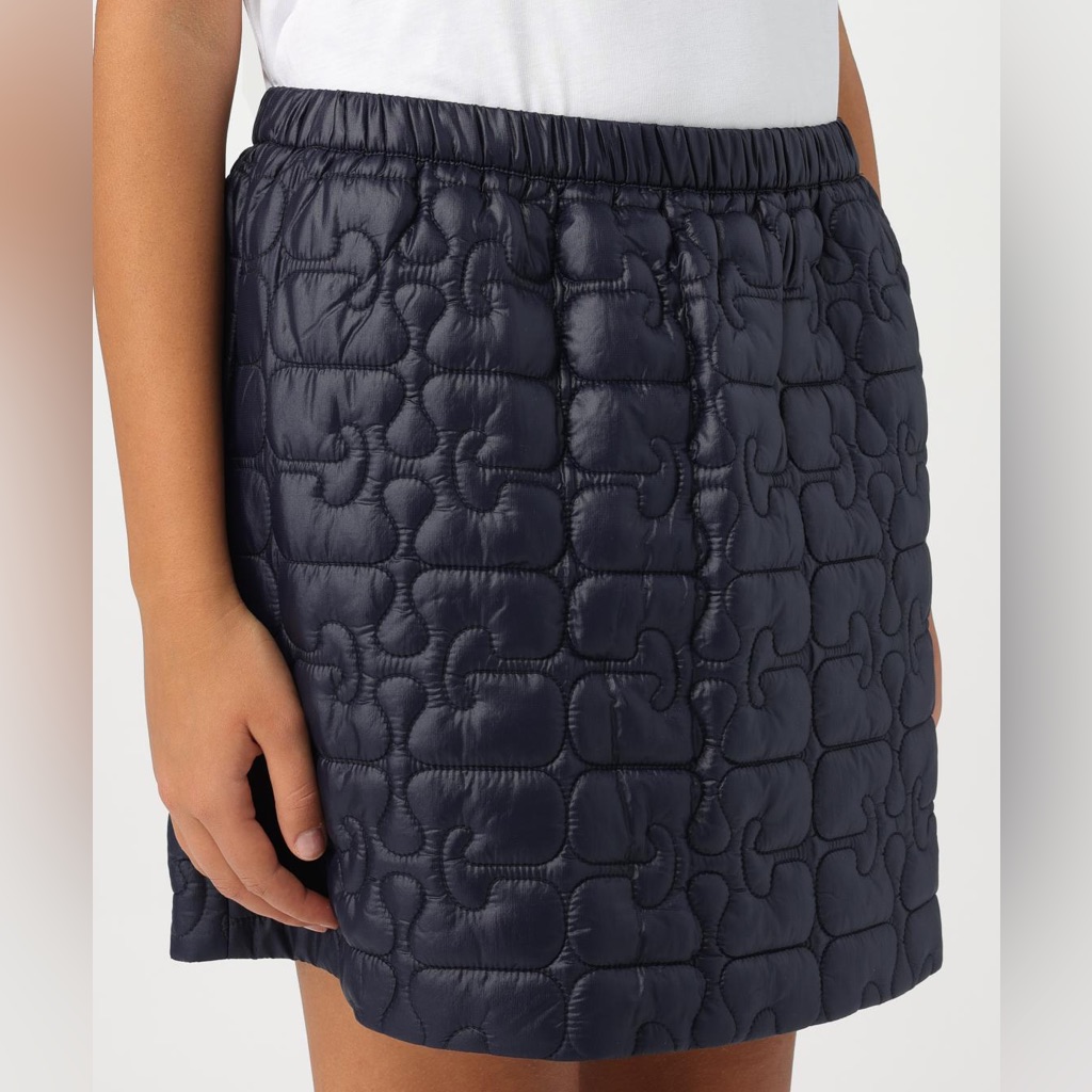 Nwt Ganni Recycled Nylon Puffer Skirt